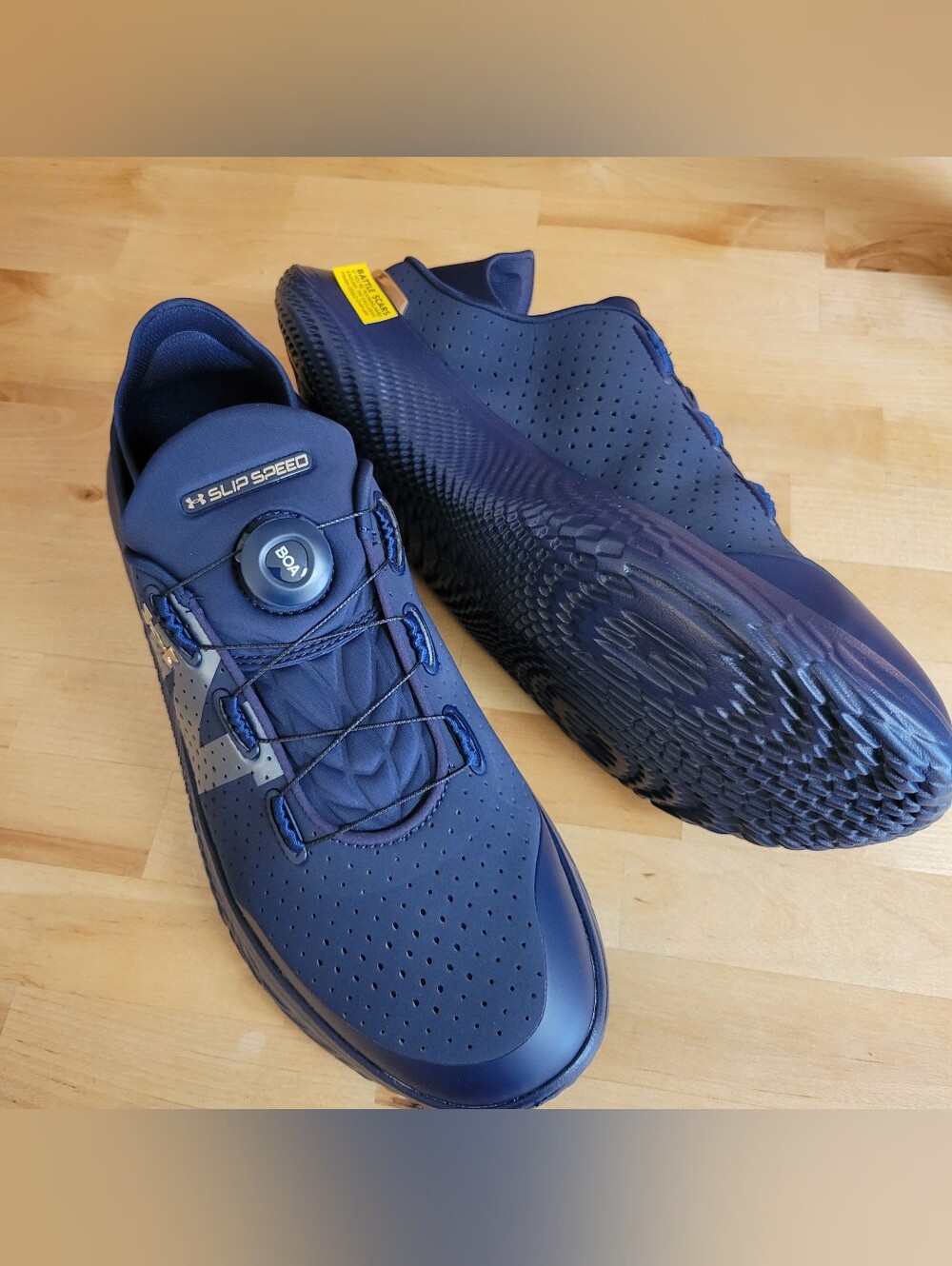 UnderArmour Men's UA Slipsspead NCAA Size 13 Navy